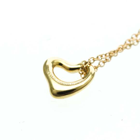 TIFFANY 18k Gold Heart Necklace